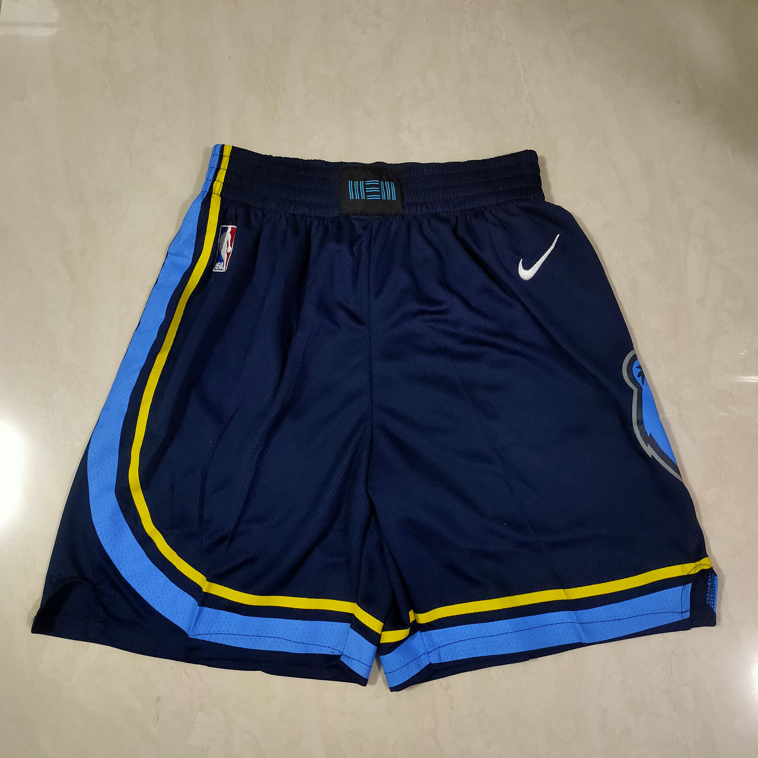 Men NBA Memphis Grizzlies Blue Shorts 0416->memphis grizzlies->NBA Jersey